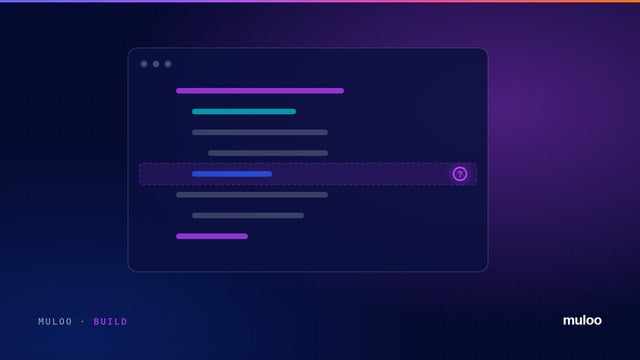 A code window with one line flagged as a silent failure