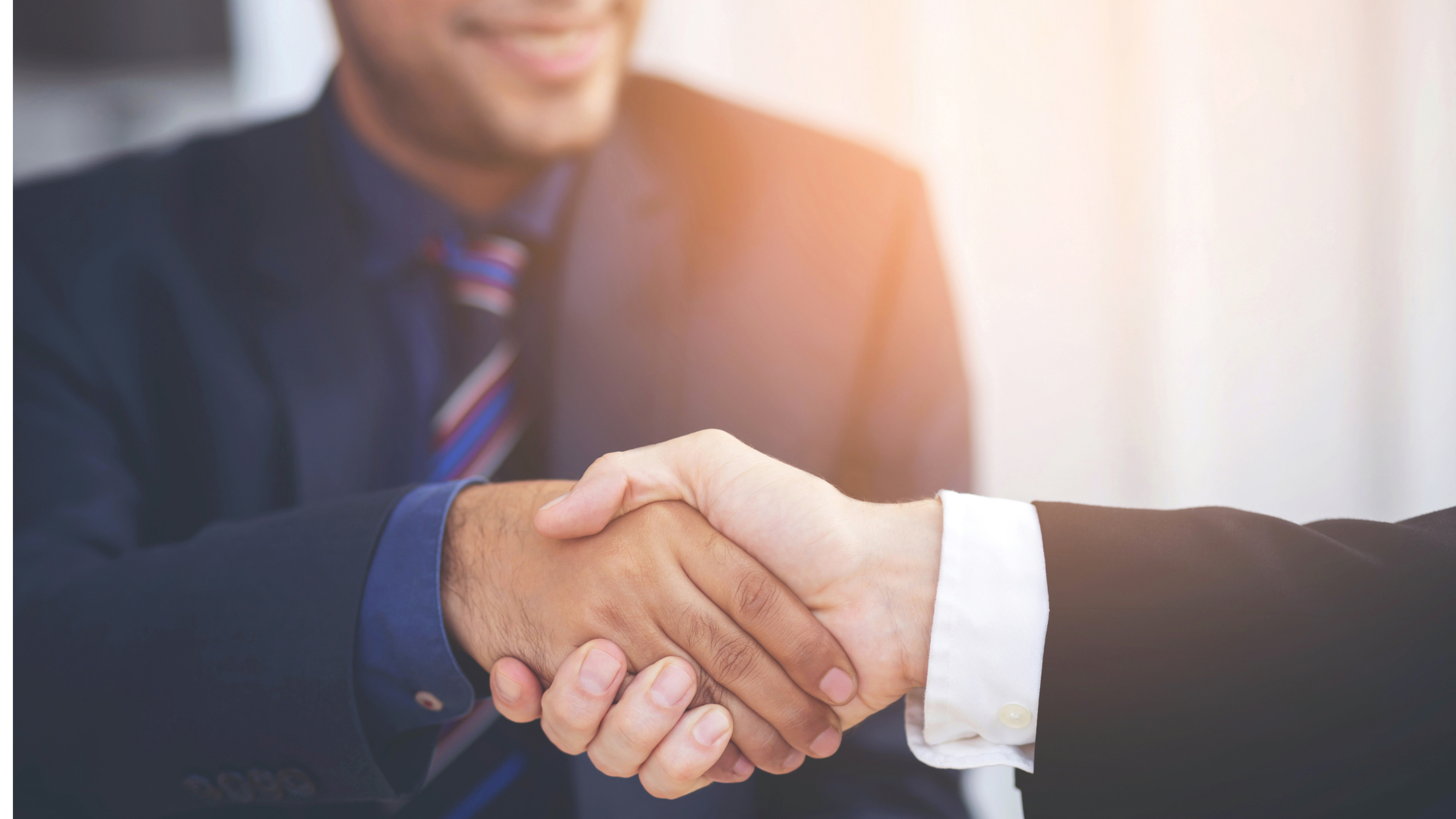 businessmen shaking hands